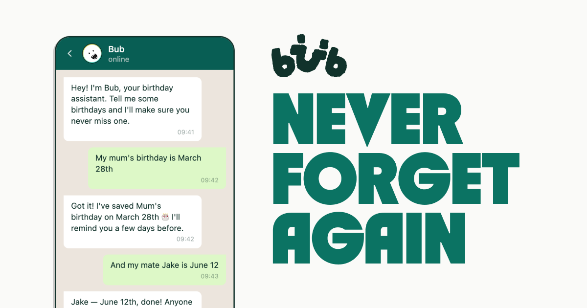 Show HN: I built a WhatsApp bot to help you remember birthdays